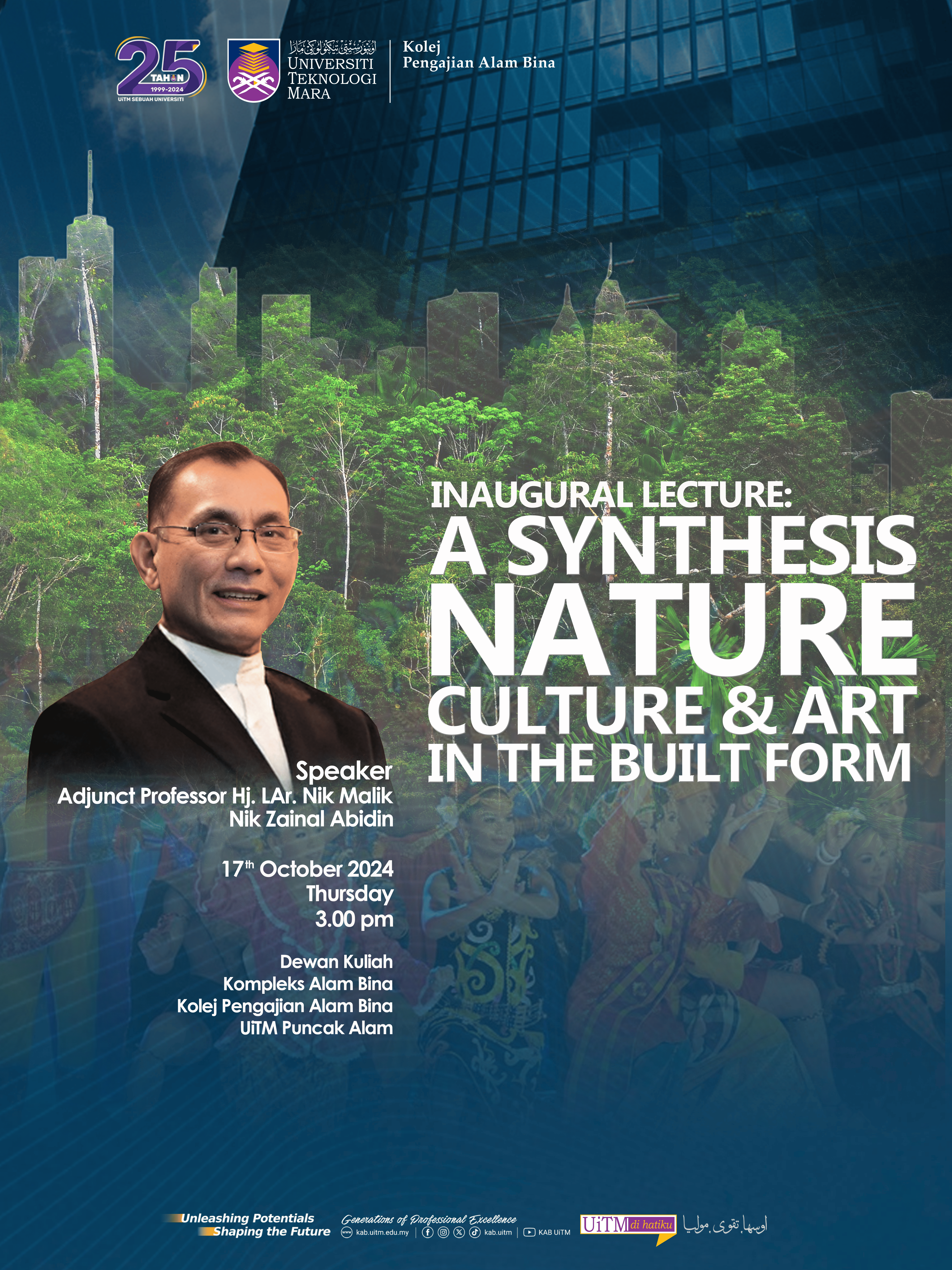 INAUGURAL LECTURE: A Synthesis: Nature, Culture and Art in the Built Form