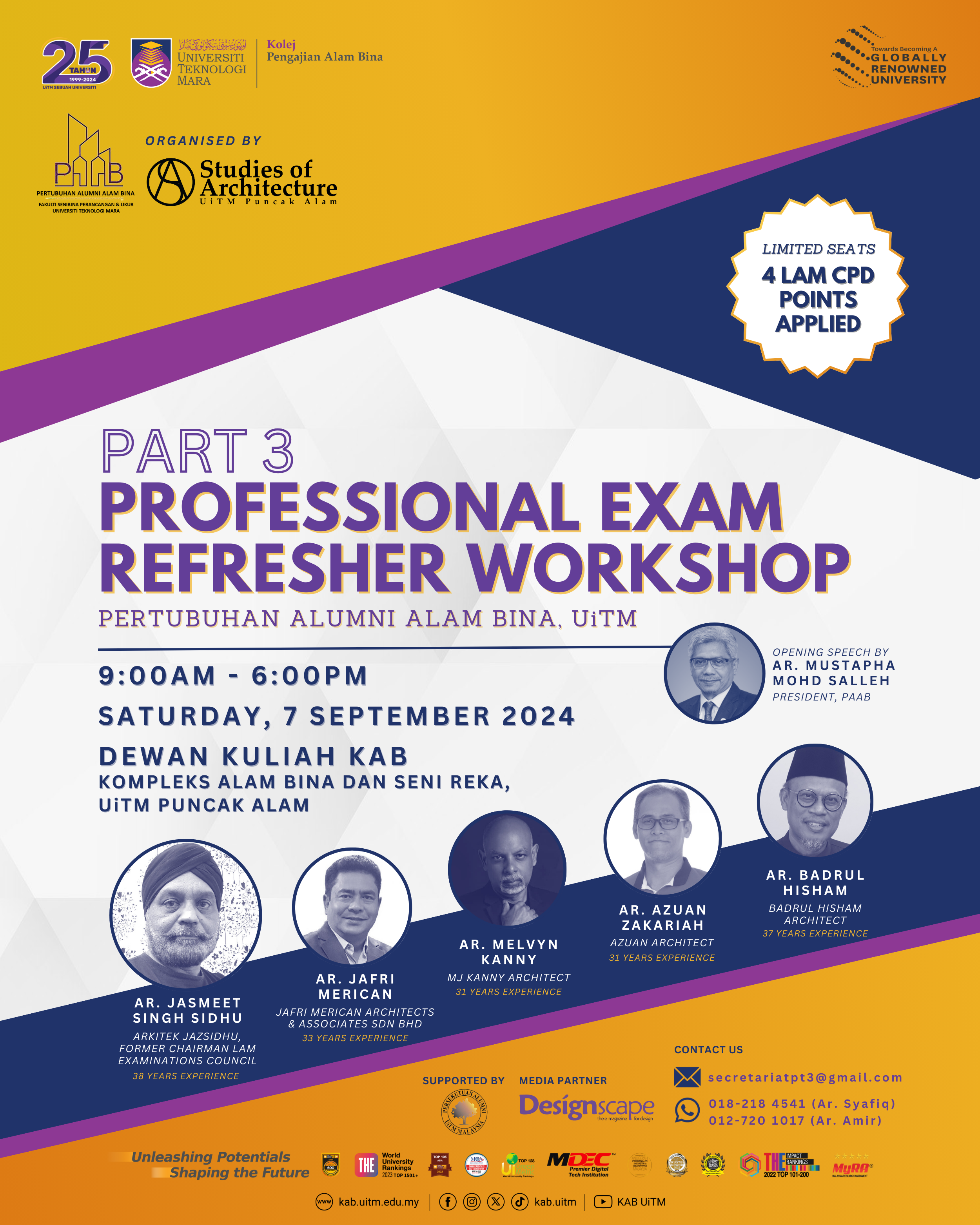 PART 3 PROFESSIONAL EXAM REFRESHER WORKSHOP